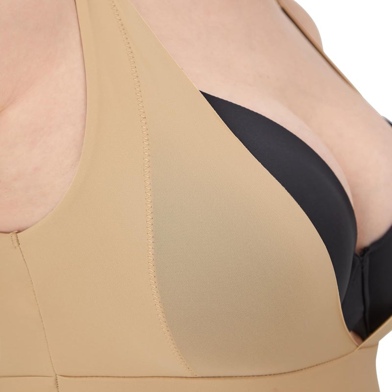Maidenform Women's Take Inches Off Unitard Bodysuit in Beige (Body Blush) - Size L - Image 4